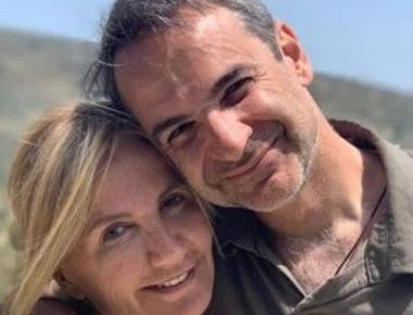 Η τρυφερή φωτογραφία της Μαρέβας με τον Κυριάκο Μητσοτάκη από τον Βόλο (φωτο)